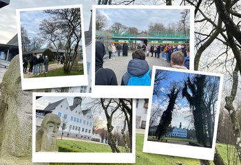 Eine Collage mit Eindrücken von einem Ausflug ins Kloster Nütschau - Copyright: Annkathrin Bornholdt