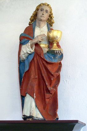 Christus-Figur in der Pötrauer Kirche