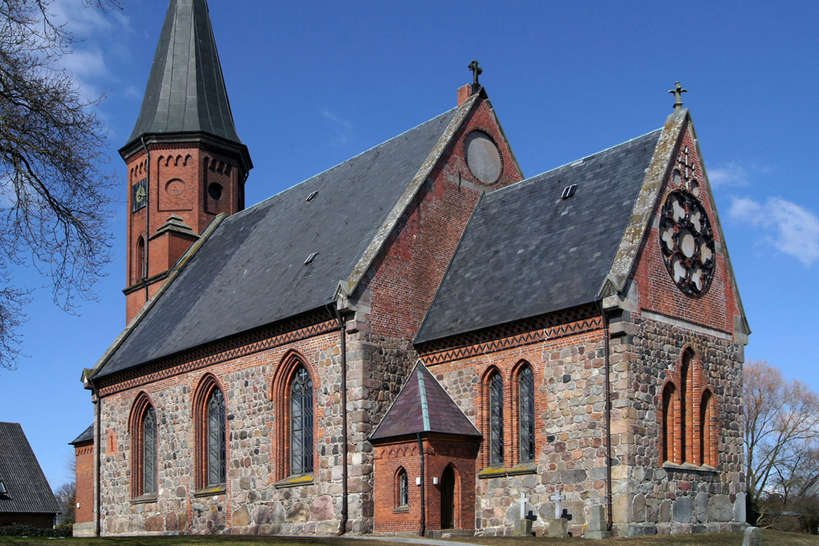 Die Kirche in Breitenfelde. Die Kirche in Breitenfelde.