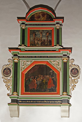 Wandaltar in der Maria-Magdalenen-Kirche Mustin