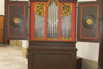 Das Richborn-Positiv in St. Jakobi - Copyright: Ev.-Luth. Kirchenkreis Lübeck-Lauenburg