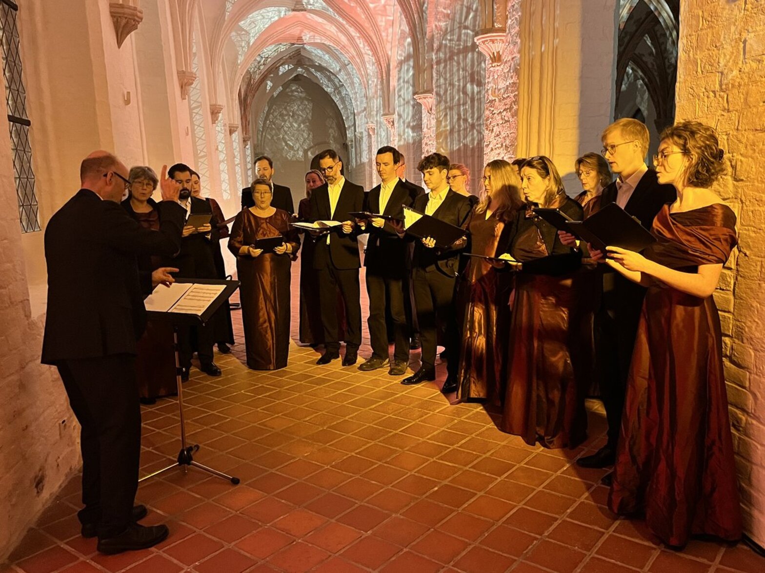 Blick auf einen Chor