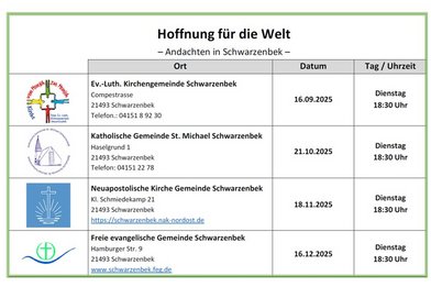Copyright: Ökumenische Arbeitsgruppe Schwarzenbek