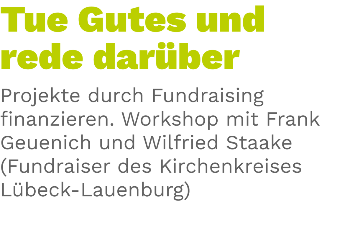 Beschreibung eines Workshops