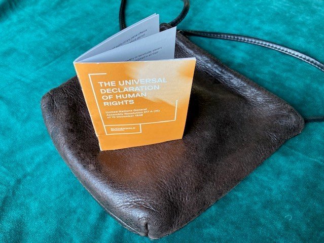 Blick auf eine Tasche 