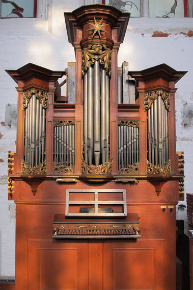 Positiv in der Briefkapelle der St.-Marien-Kirche Lübeck