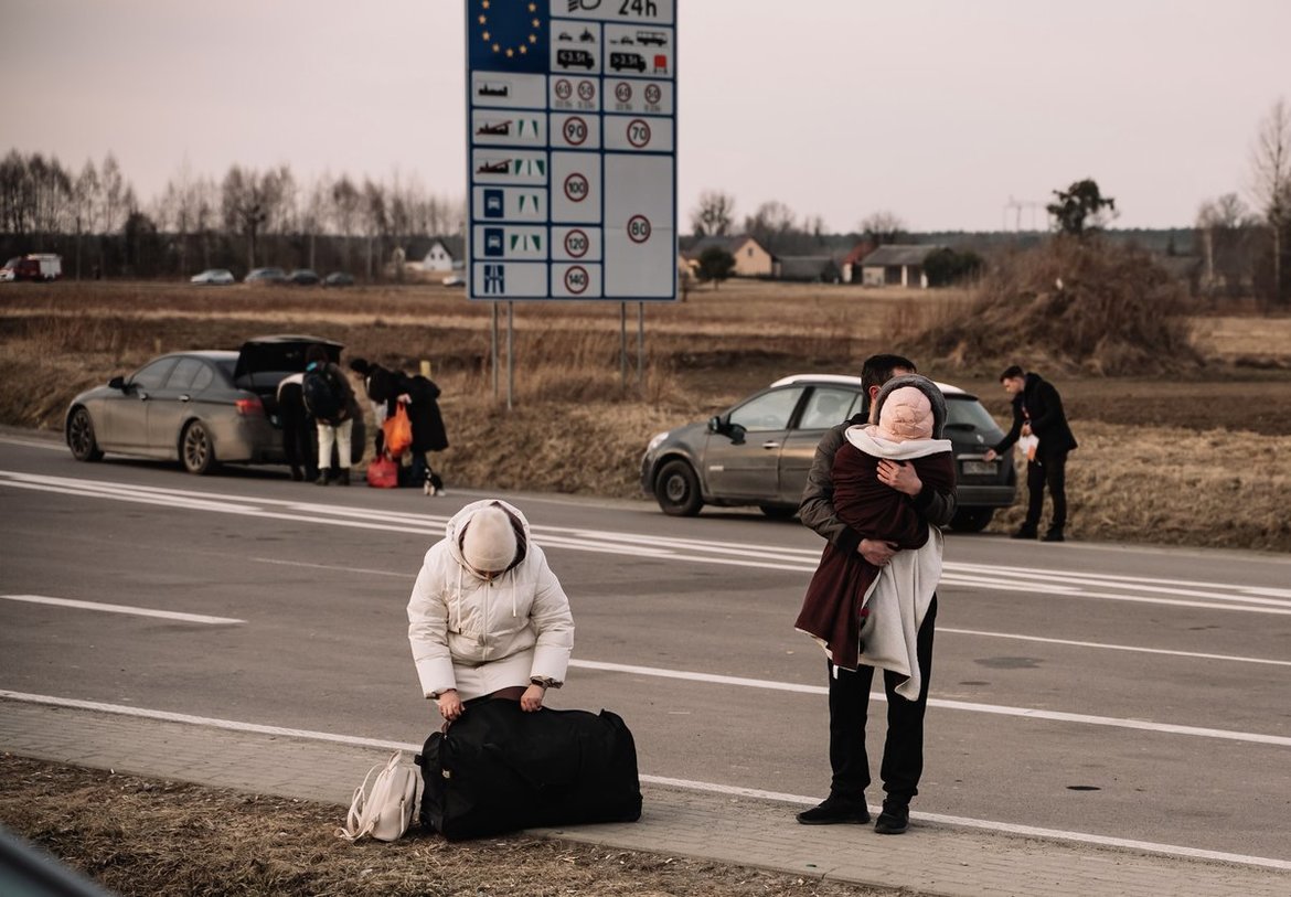 Flüchtlinge an der europäischen Grenze