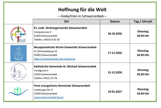 Copyright: Ökomenische Arbeitsgruppe, Parchmann