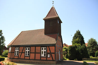 Außenansicht der St.-Jacob-Kapelle in Basedow