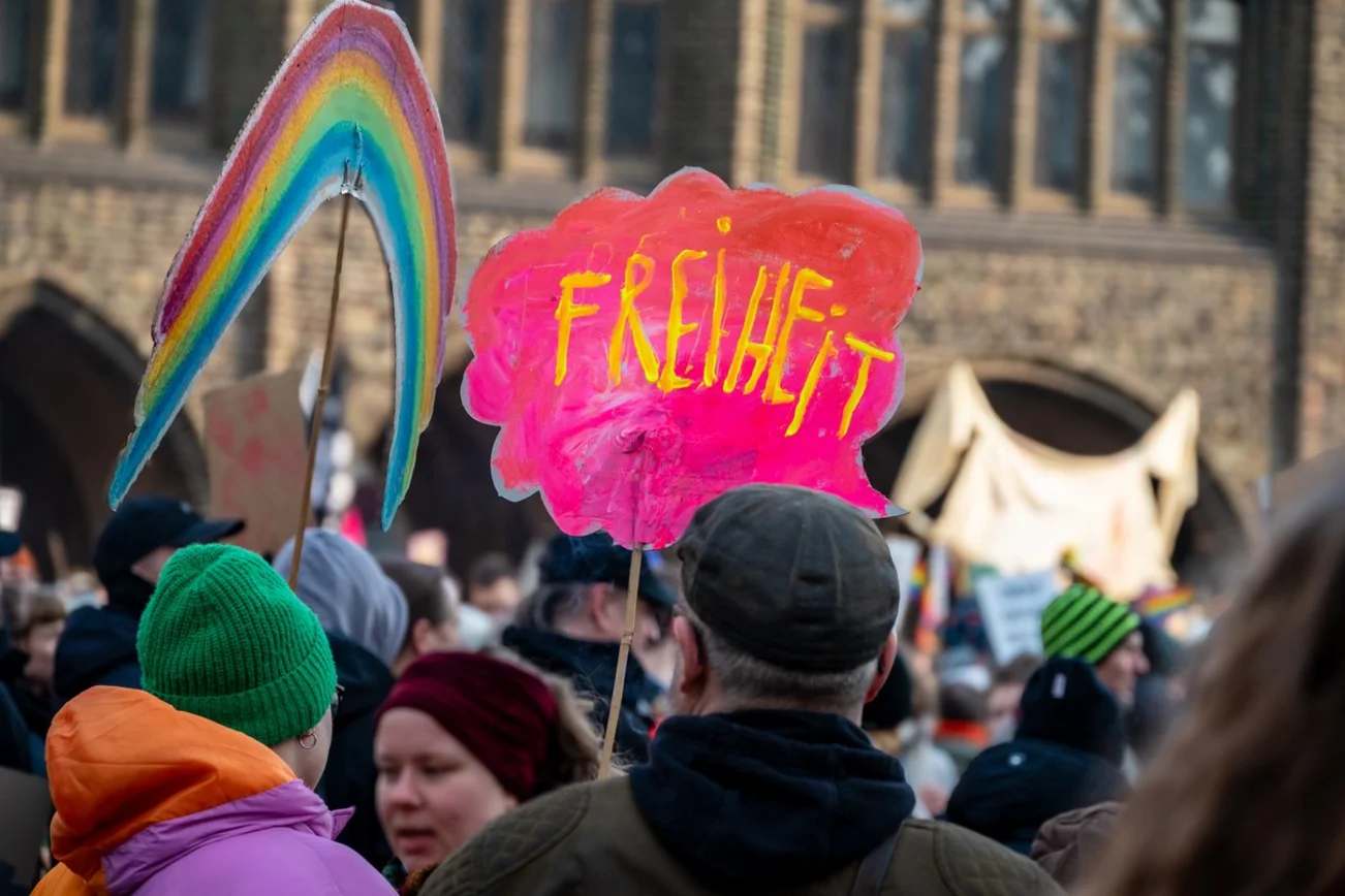 Demo für Demokratie in Lübeck