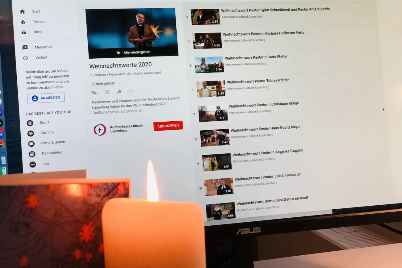 Die Playlist mit den Weihnachsworten. 