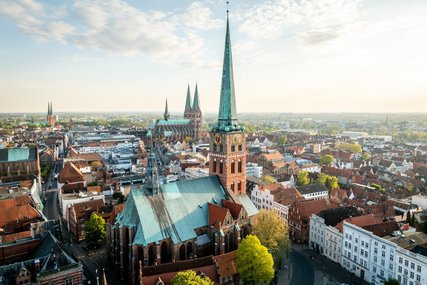 Blick auf die Lübecker Altstadt  - Copyright: Oliver Beck
