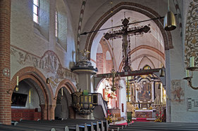 Innenansicht der St.-Nicolai-Kirche Mölln