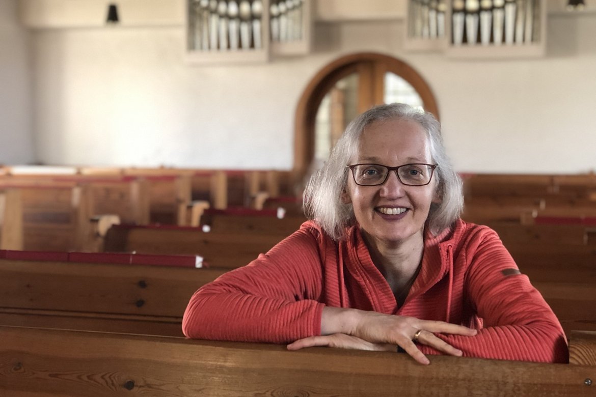 Andrea Battige in der Heilig-Geist-Kirche Mölln