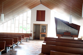 Eingang der Katharinenkapelle Müssen von innen gesehen