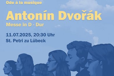 Plakat Konzert Universitätschor Lübeck - Copyright: Unichor