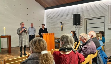 Blick in die Kirche St. Augustinus in Lübeck während der Info-Veranstaltung