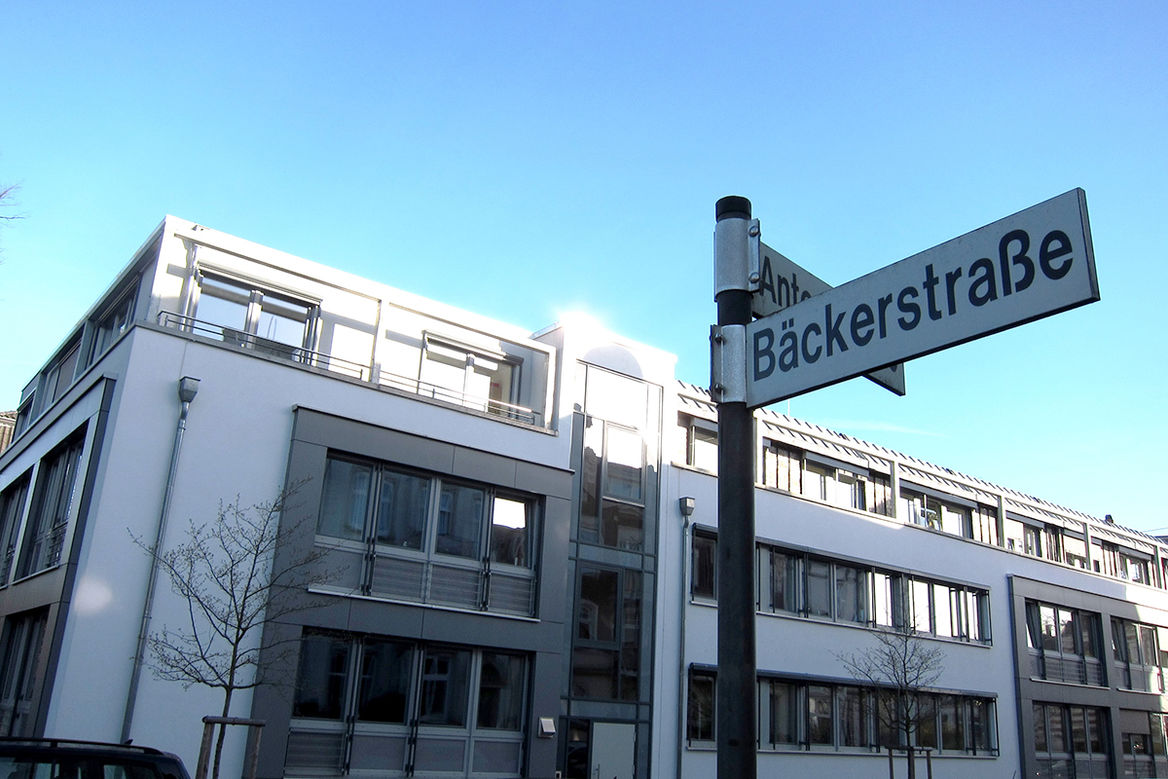 Die Kirchenkanzlei in der Bäckerstraße Die Kirchenkanzlei in der Bäckerstraße