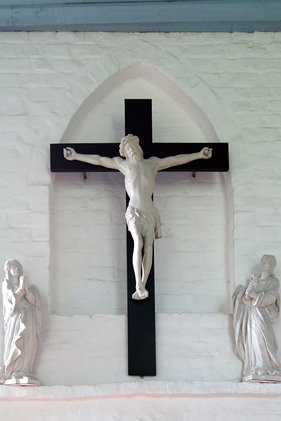 Kreuzgruppe der Wege-Kapelle in Klein Grönau