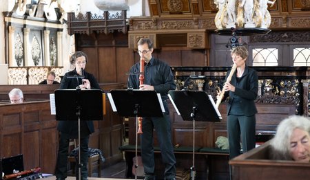 Musiker in Kirche