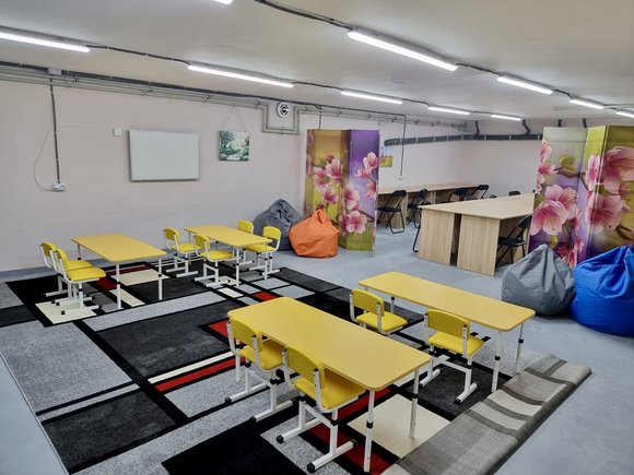 Blick in einen Klassenraum