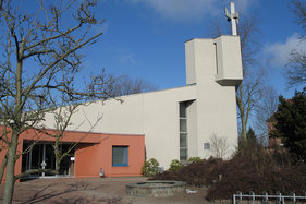 Außenansicht der Kreuzkirche