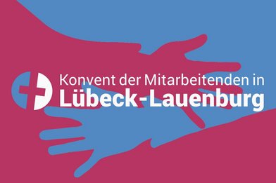 Zwei Hände in den Kirchenkreis-Farben - Copyright: Pixabay/Bernd K. Jacob