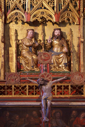 Die Altarmitte der St.-Marien-Kirche in Gudow