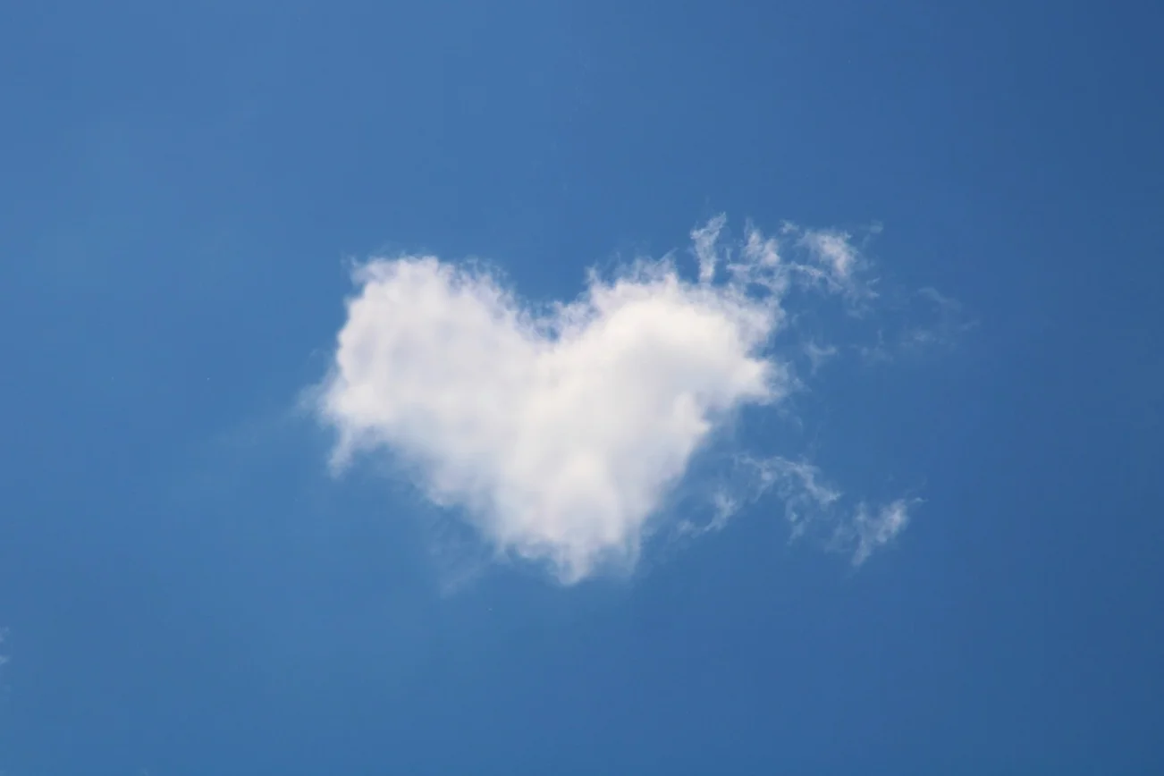 Herz Wolke Liebe