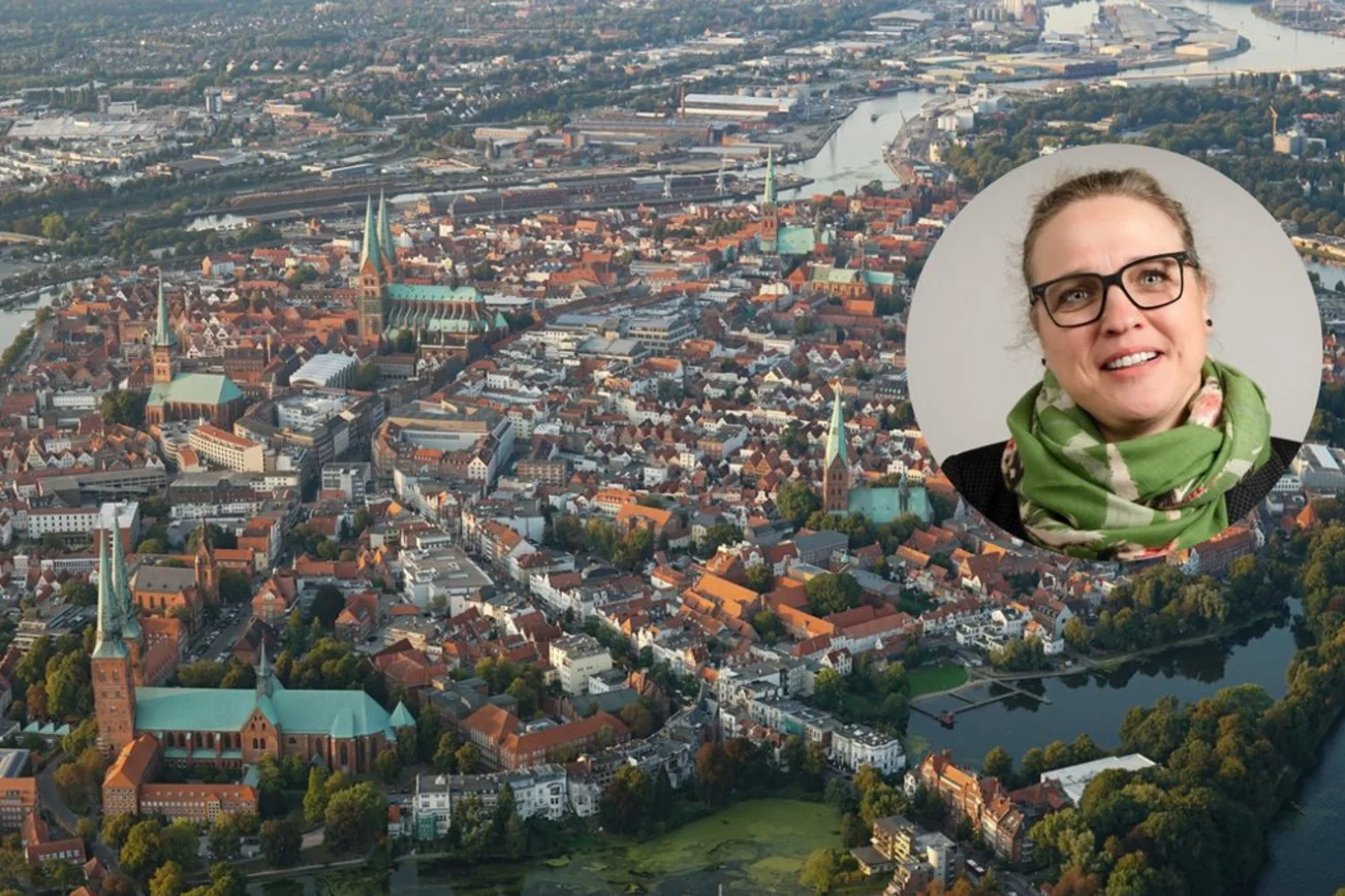 Blick auf Lübeck