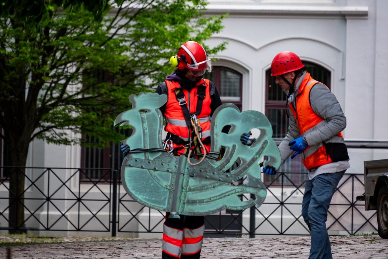 Der Hahn an St. Jakobi ist demontiert worden.