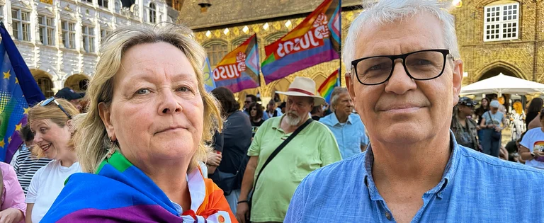 Mahnwache zum Anschlag auf CSD Berlin