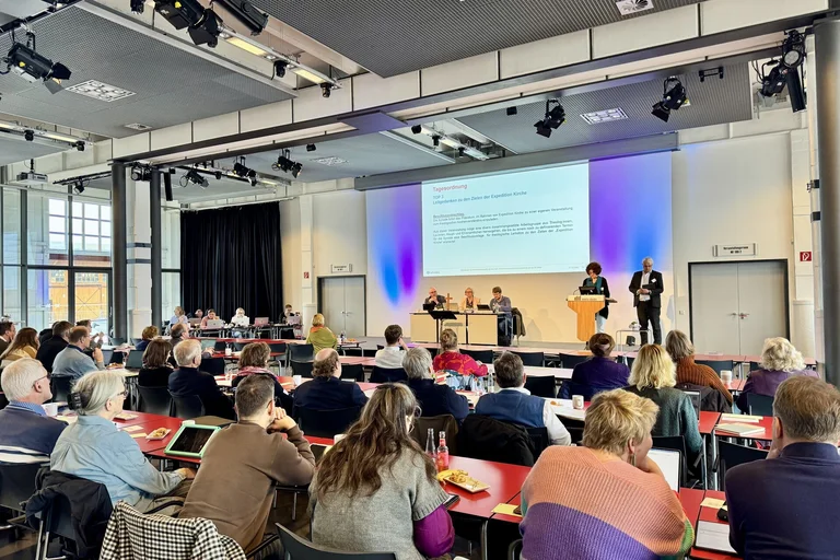 Blick ihn einen Raum