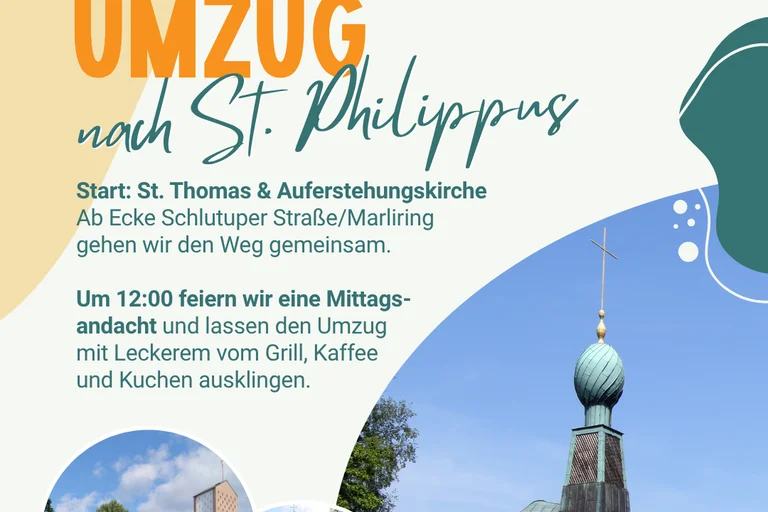 Plakat Umzugsfest Marli-Brandenbaum am 06.06.2026