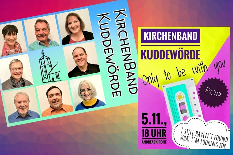 Pop-Gottesdienst "Only to be with you". 5.November, 18 Uhr, Andreaskirche
