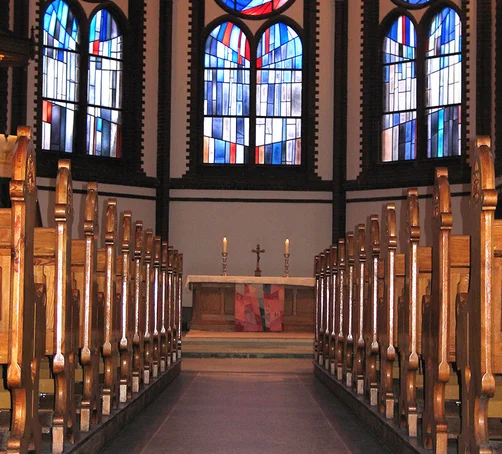 Der Altar der St.-Matthäi-Kirche
