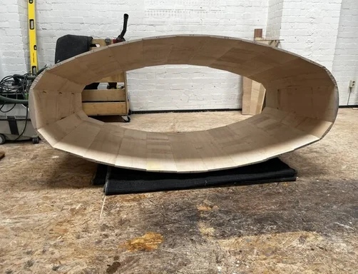 Bau des Altars
