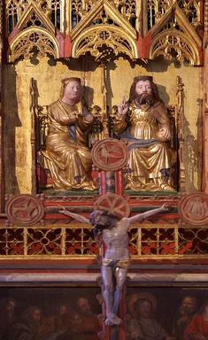 Die Altarmitte der St.-Marien-Kirche in Gudow