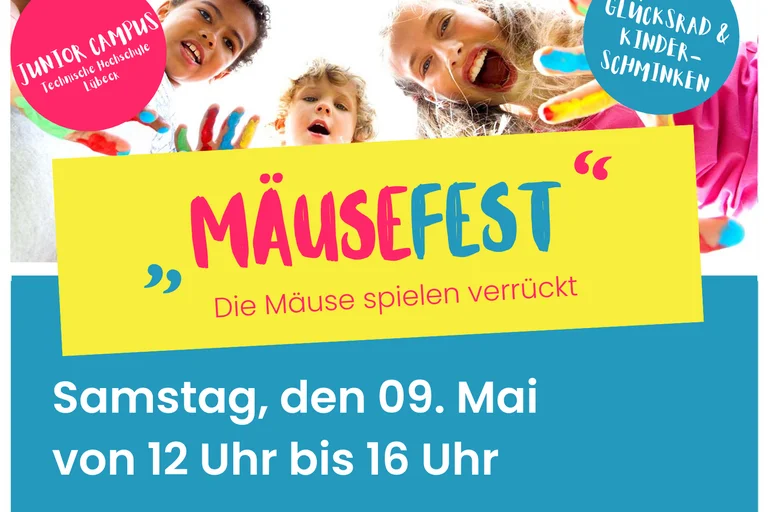 Plakat für das Kita Mäusefest 2026