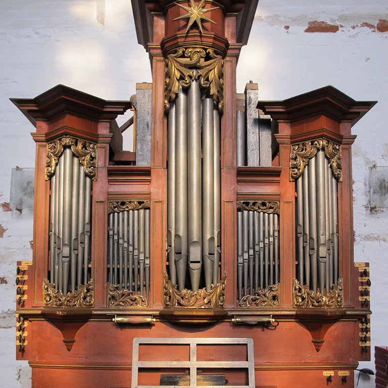 Positiv in der Briefkapelle der St.-Marien-Kirche Lübeck