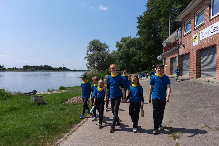 Mitglieder des Kinderchors Aumühle