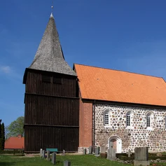 Außenansicht der St.-Marien-Kirche in Gudow