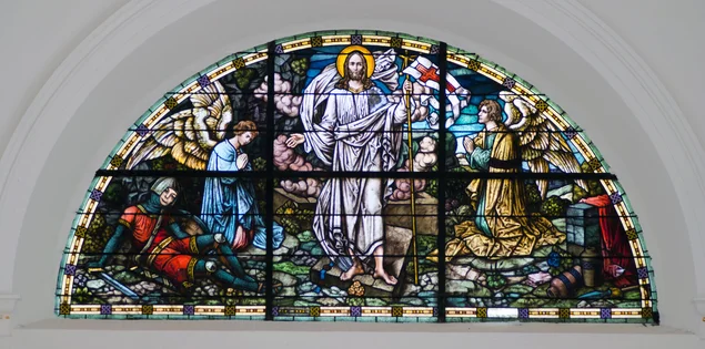 Fenster in St. Dionys und St. Jakobus Lütau