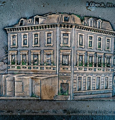 Blick auf Gedenkstätte in der Hafenstraße