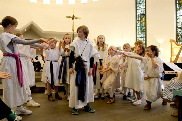 Darsteller/innen des Kindermusicals 2024 - König David