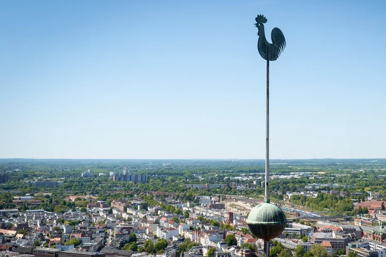 Luftaufnahme von Lübeck