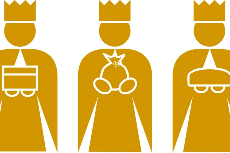 Grafik der heiligen drei Könige