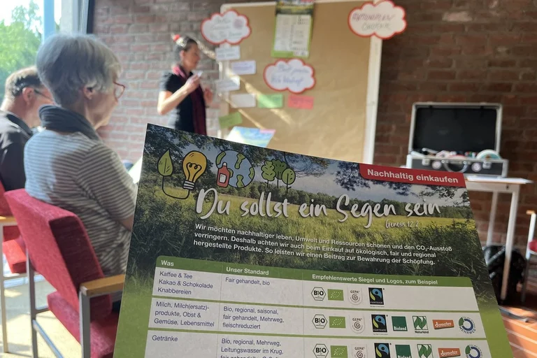 Szene aus einem Workshop der Kirchenkreissynode