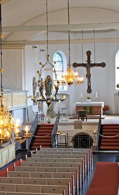 Der Innenraum der Maria-Magdalenen-Kirche Lauenburg