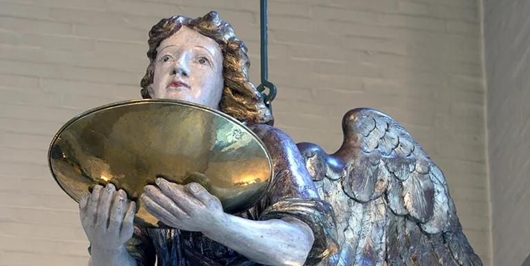 Der Taufengel der St.-Petri-Kirche Gülzow